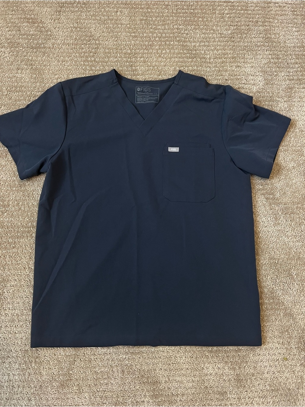 Figs Men’s Leon Scrub Top In Quiet Navy